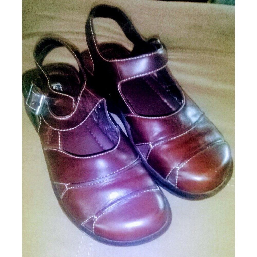 Simple Shoes Brown Leather Sandals 8M